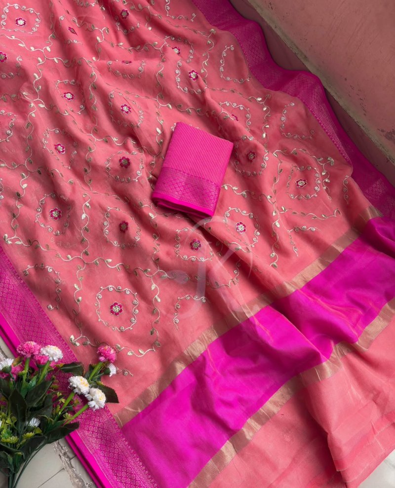Jk 438 Soft Kota Doriya Work Saree